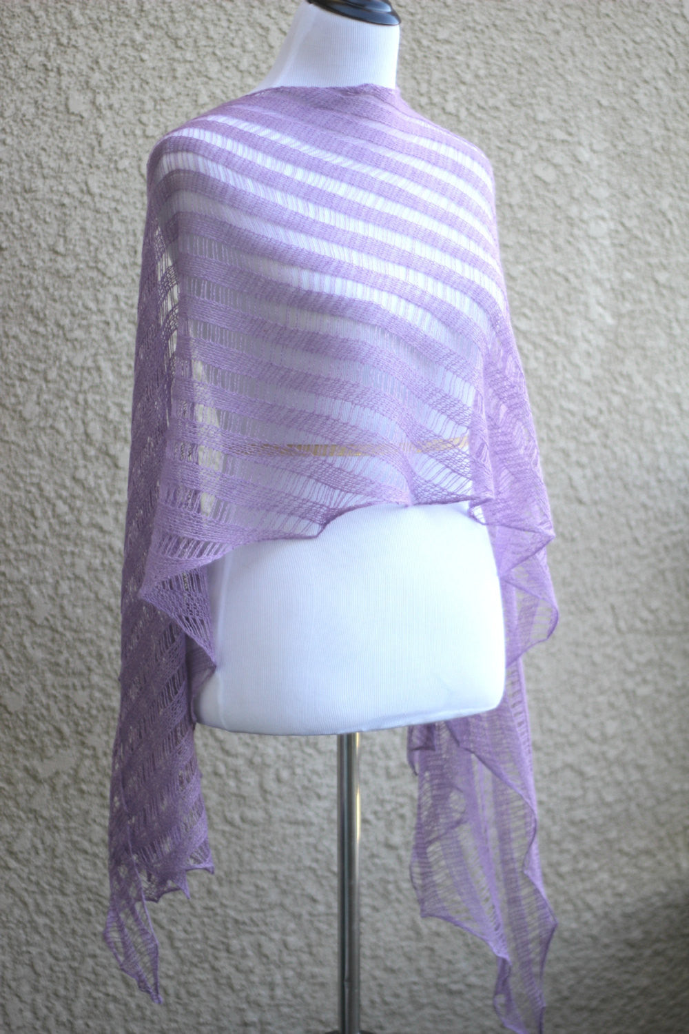 purple shawl wedding