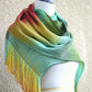 Green and yellow scarf