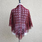 Marsala lace shawl